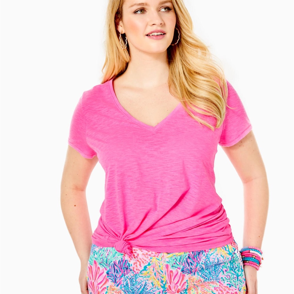 SOLD Lilly Pulitzer Etta Top - Pink Isle